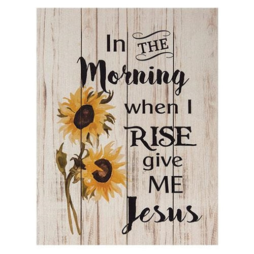 Give Me Jesus - Sunflower - Pallet Wall Art